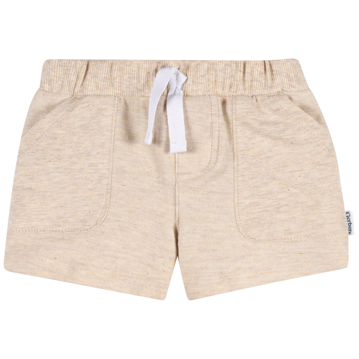 2-Pack Baby & Toddler Boys Green & Tan Knit Shorts-Gerber Childrenswear Wholesale