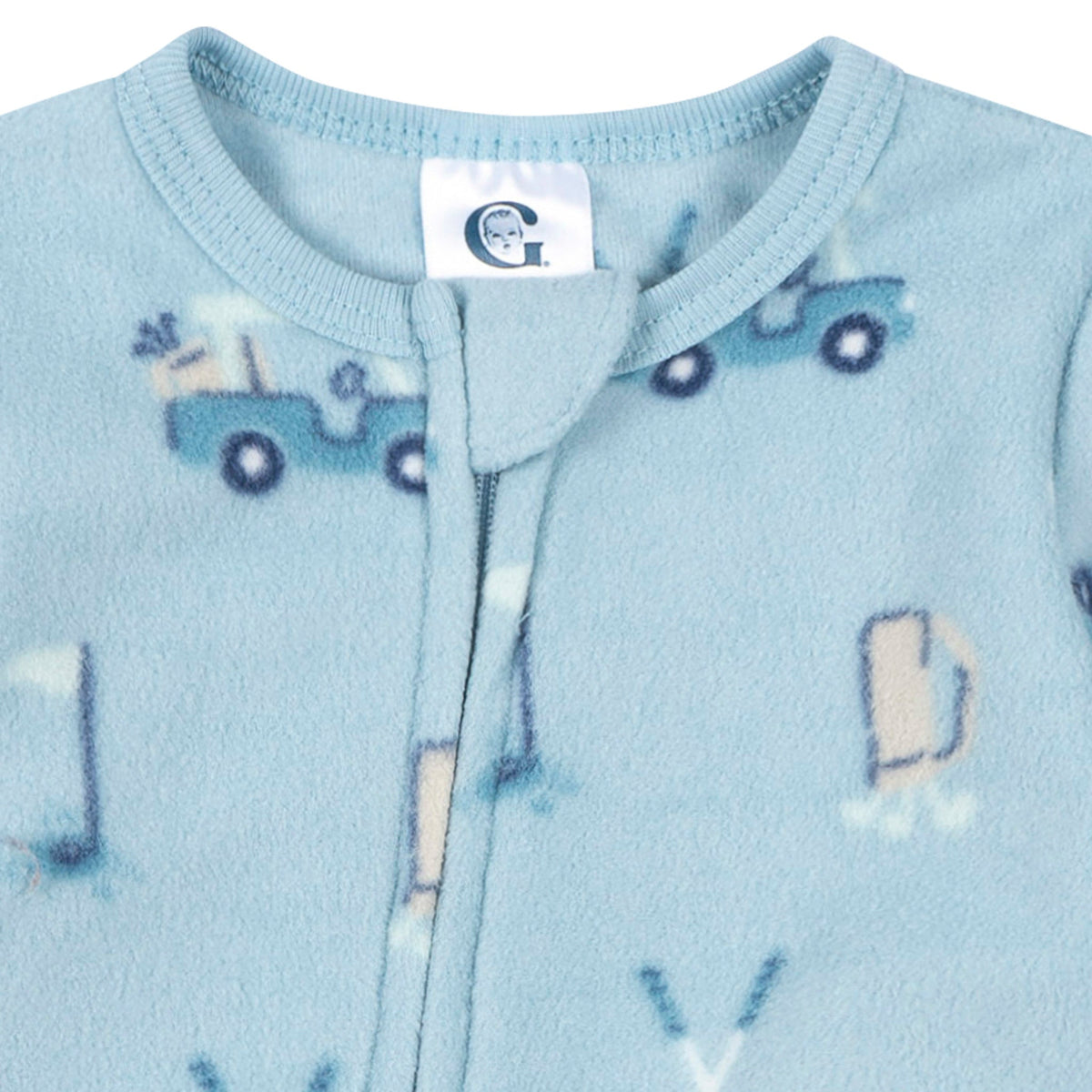 2-Pack Baby & Toddler Boys Golf Footed Fleece Pajamas-Gerber Childrenswear Wholesale