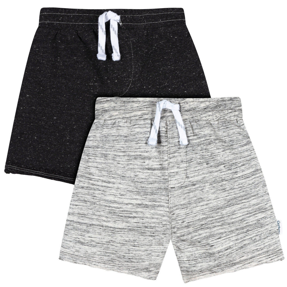 2-Pack Baby & Toddler Boys Gray Knit Shorts-Gerber Childrenswear Wholesale