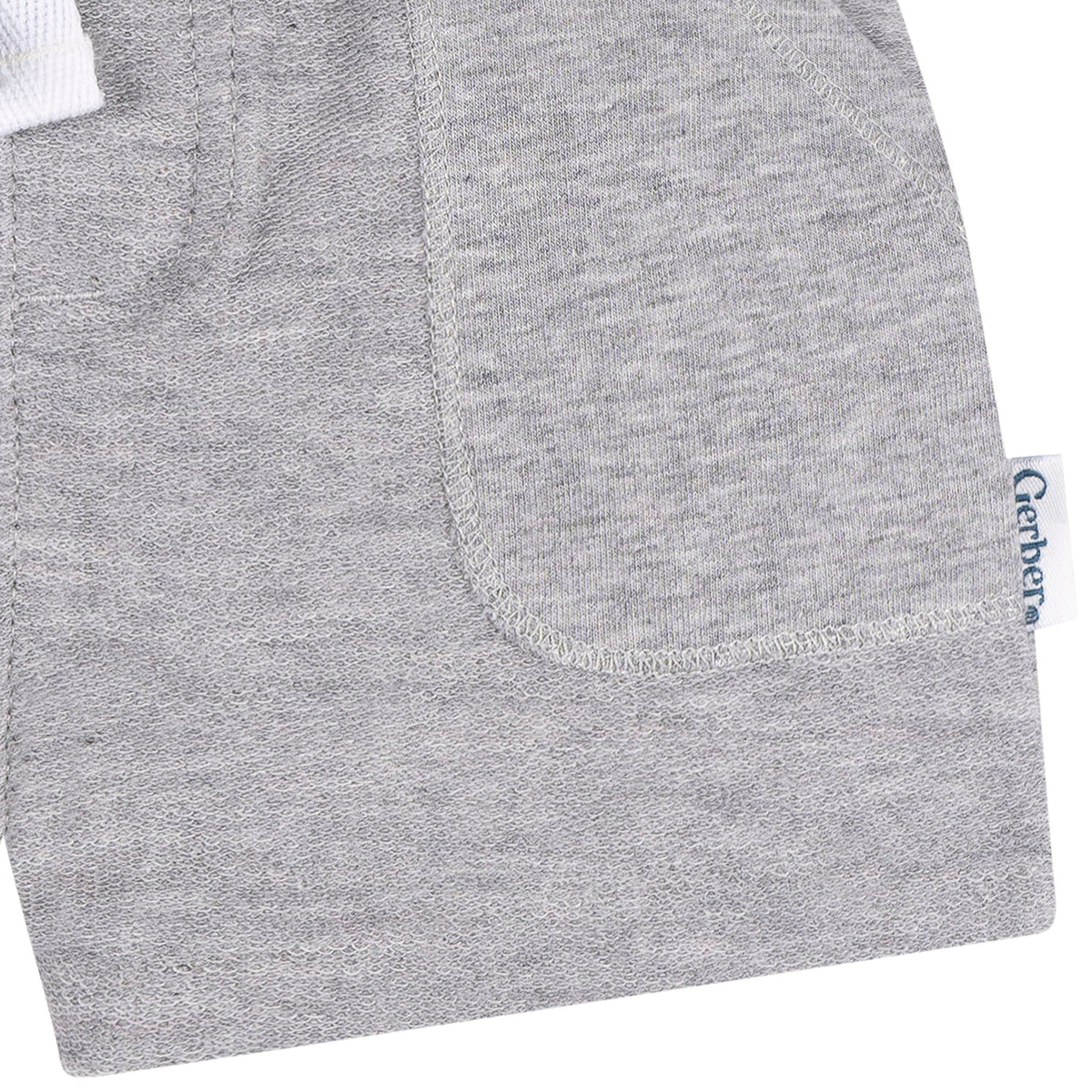 2-Pack Baby & Toddler Boys Blue & Gray Knit Shorts-Gerber Childrenswear Wholesale