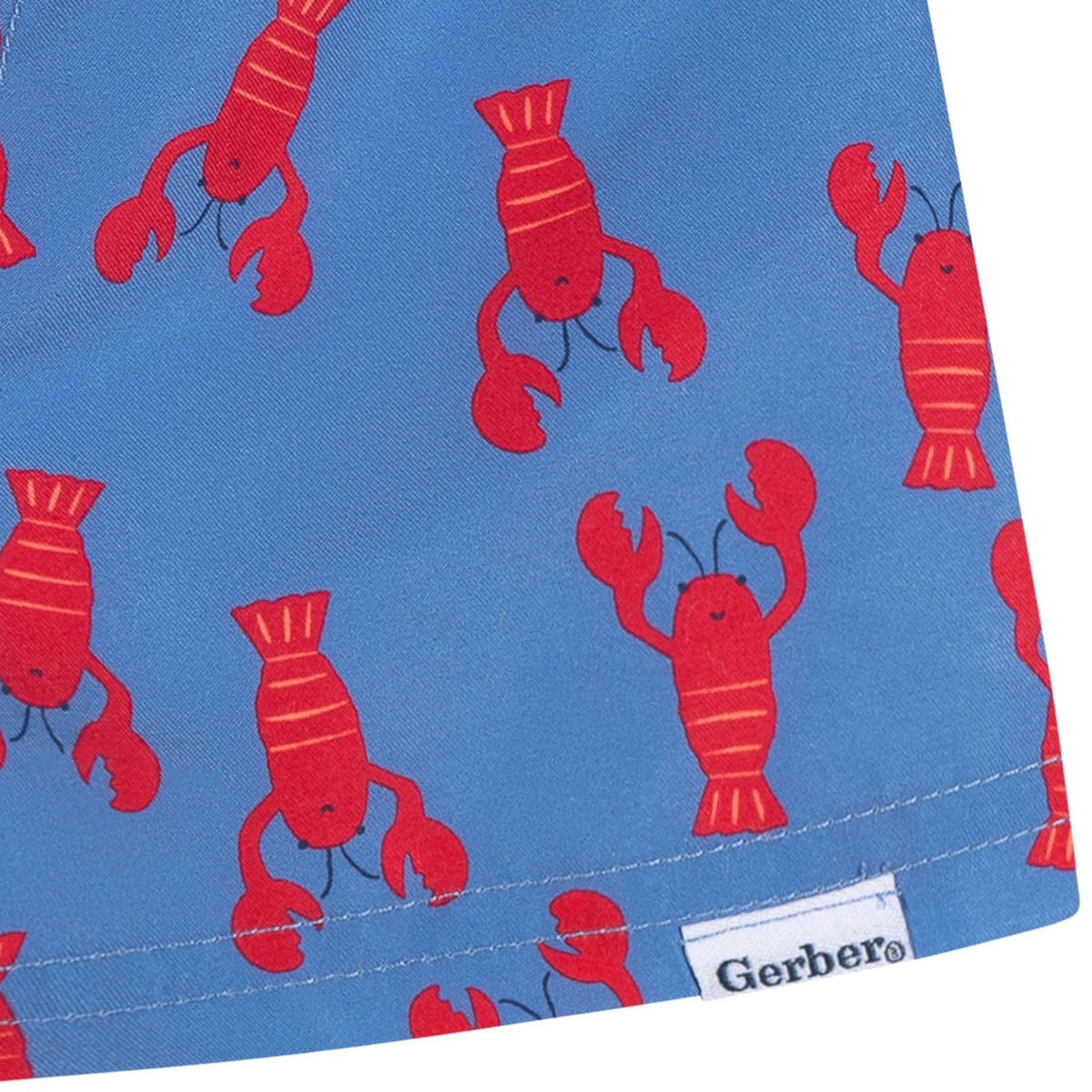 2-Pack Baby & Toddler Boys Lobsters Swim Trunks, view 9