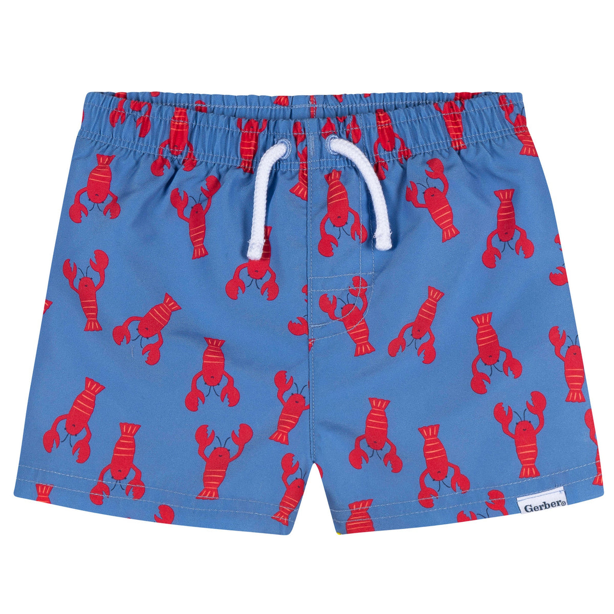 2-Pack Baby & Toddler Boys Lobsters Swim Trunks, view 6