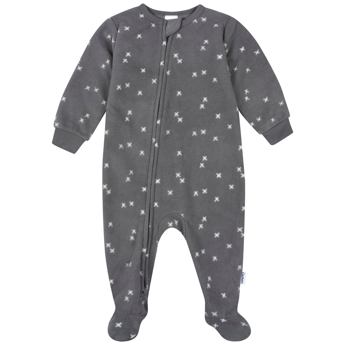 2-Pack Baby & Toddler Boys Smiley Faces Footed Fleece Pajamas-Gerber Childrenswear Wholesale