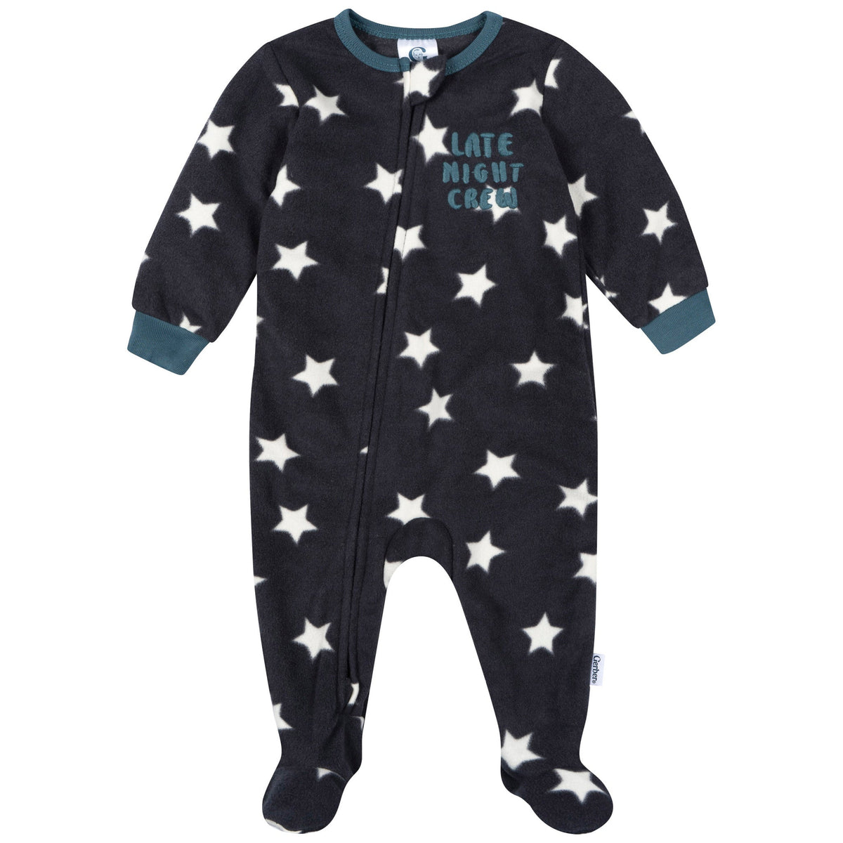 2-Pack Baby & Toddler Boys Stars Footed Fleece Pajamas-Gerber Childrenswear Wholesale