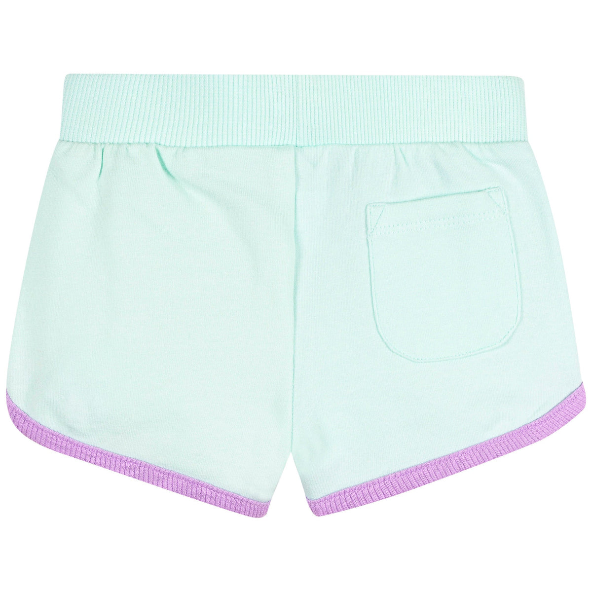 2-Pack Baby & Toddler Girls Aqua & Purple Knit Dolphin Shorts-Gerber Childrenswear Wholesale