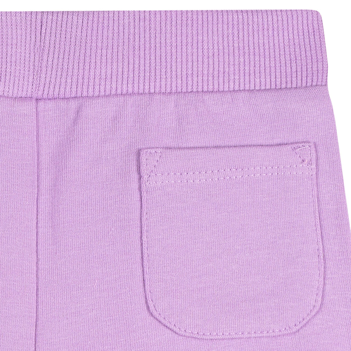 2-Pack Baby & Toddler Girls Aqua & Purple Knit Dolphin Shorts-Gerber Childrenswear Wholesale