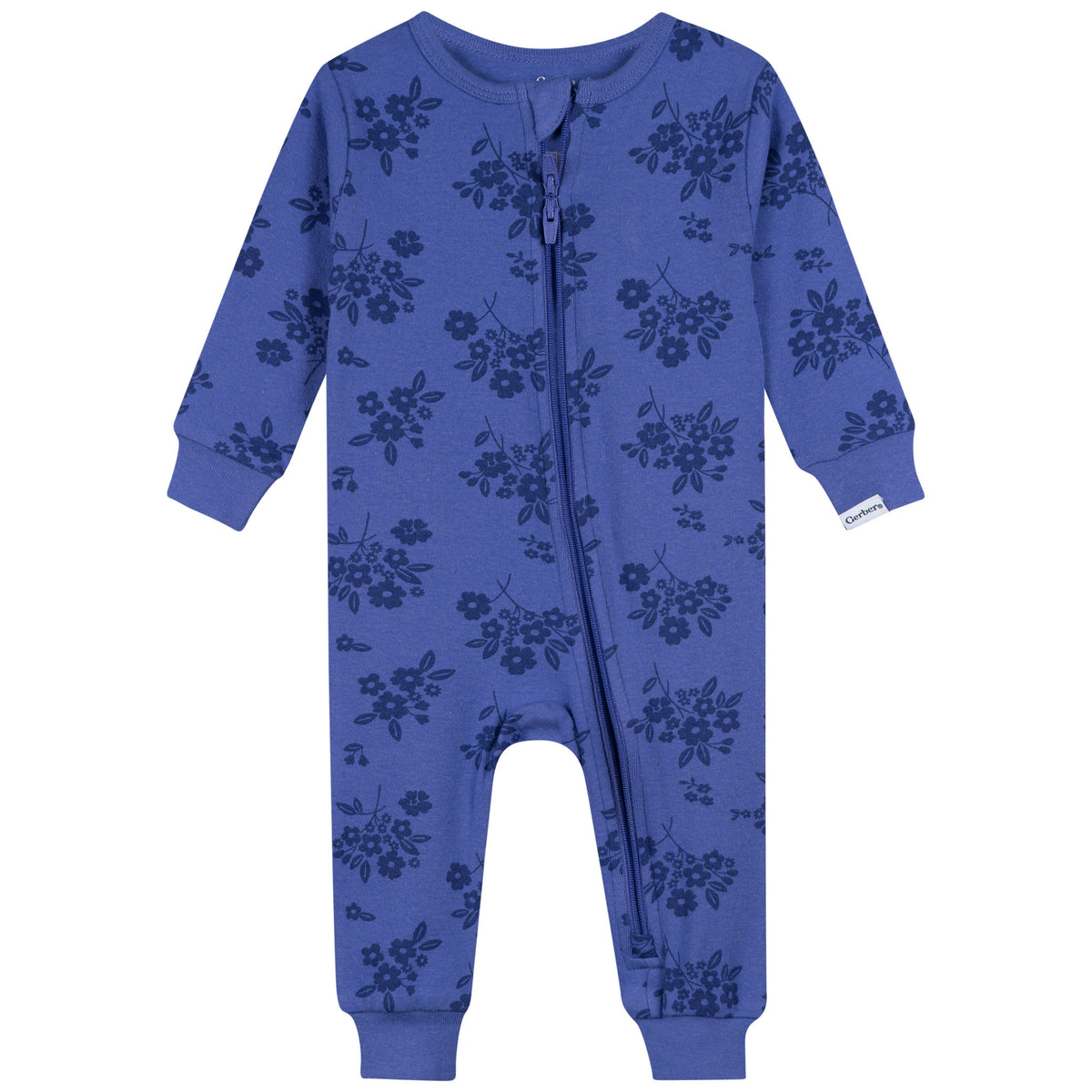 2-Pack Baby & Toddler Girls Floral Snug Fit Footless Pajamas