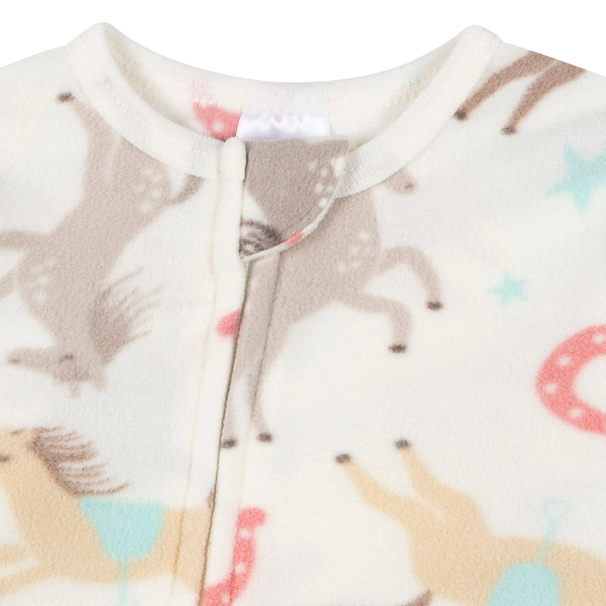 2-Pack Baby & Toddler Girls Horses Footed Fleece Pajamas-Gerber Childrenswear Wholesale