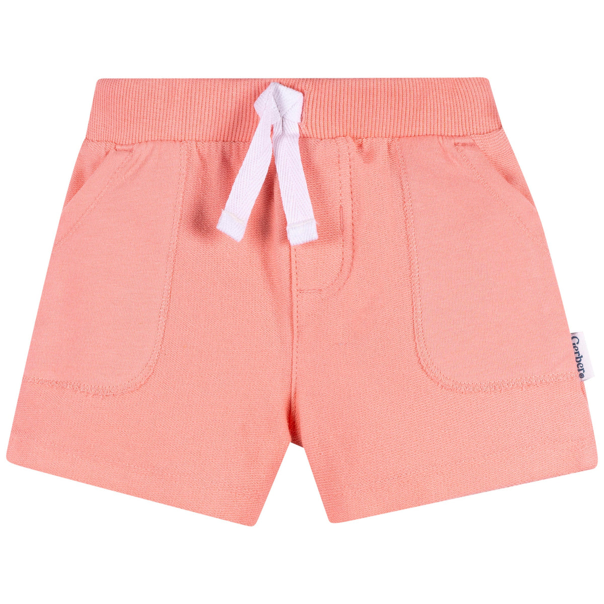 2-Pack Baby & Toddler Girls Pink & Purple Knit Shorts-Gerber Childrenswear Wholesale
