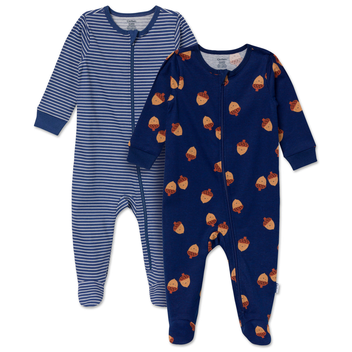 2-Pack Baby Boys Acorns Sleep 'N Play