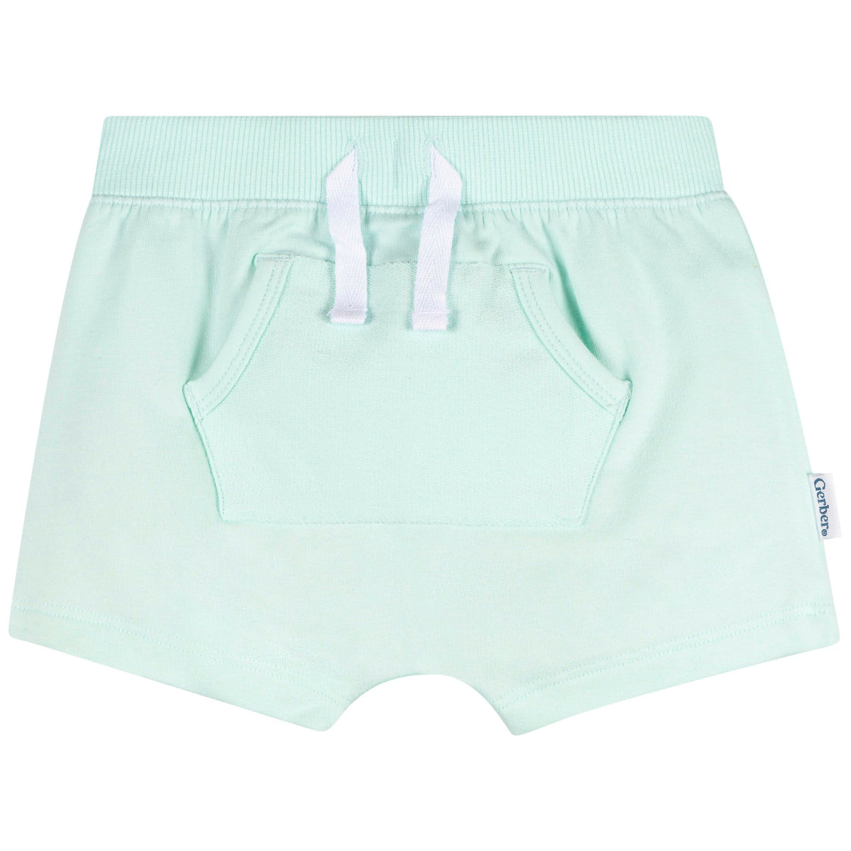 2-Pack Baby Boys Aqua & Peach Shorts-Gerber Childrenswear Wholesale