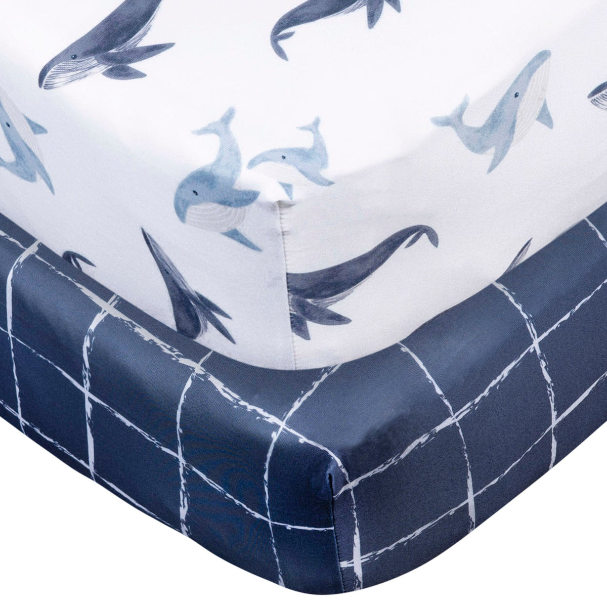 2-Pack Baby Boys Coastal Calm Crib Sheet