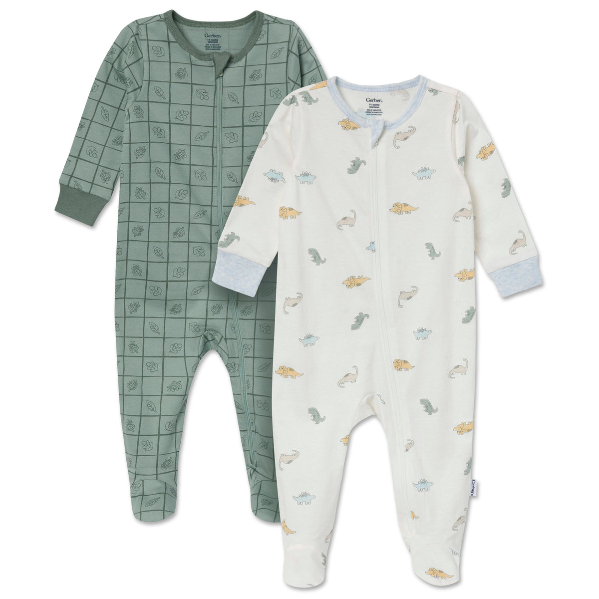 2-Pack Baby Boys Dinosaurs Sleep 'N Play