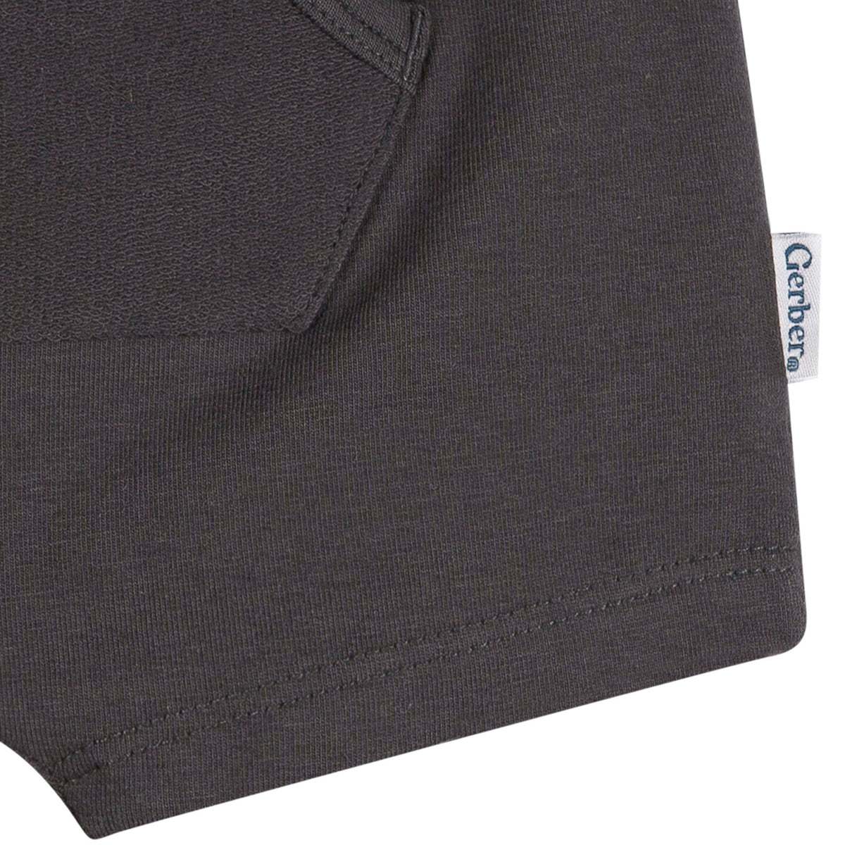 2-Pack Baby Boys Gray Shorts-Gerber Childrenswear Wholesale