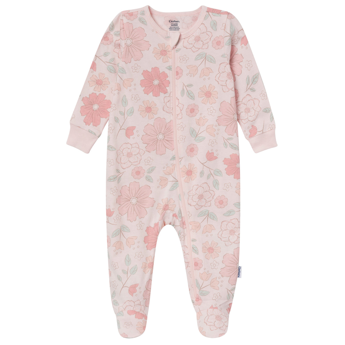 2-Pack Baby Girls Romantic Floral Sleep 'N Play
