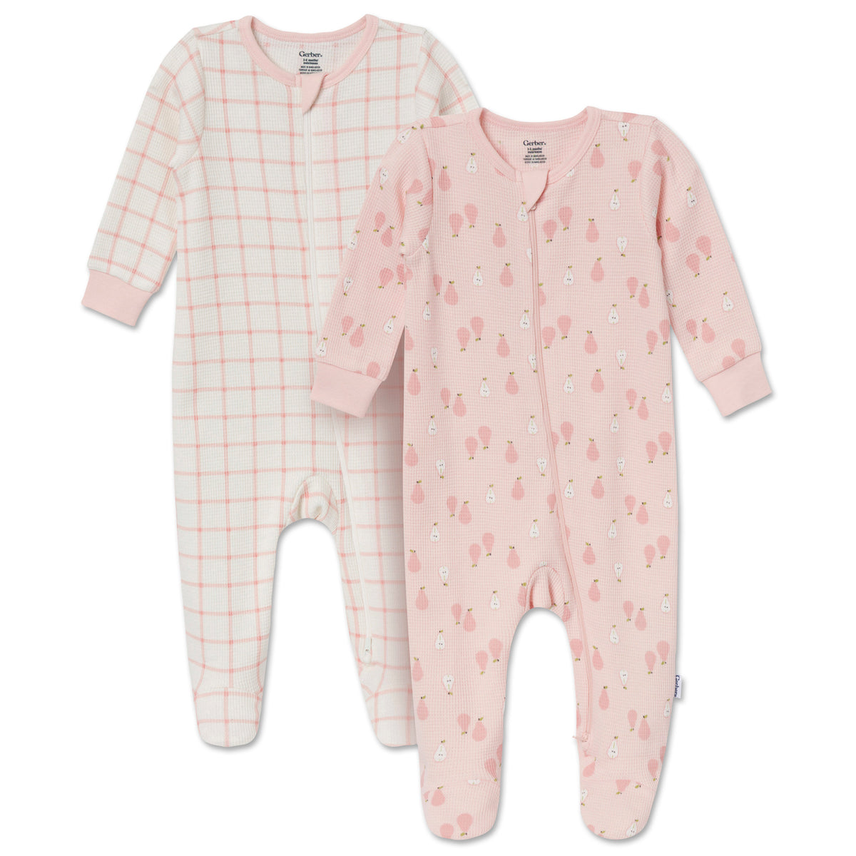 2-Pack Baby Girls Pears Sleep 'N Play