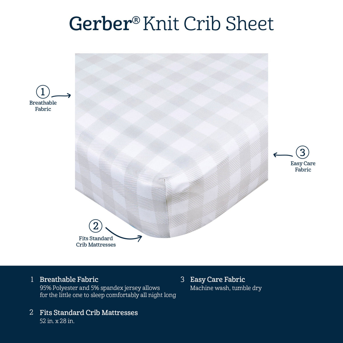 2-Pack Baby Neutral Celestial Crib Sheet, view 8