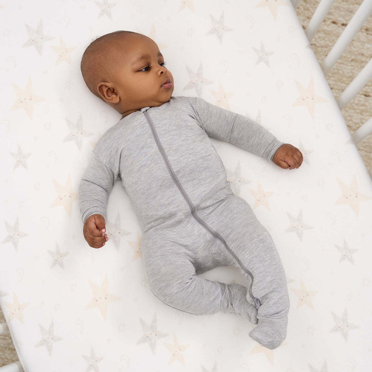 2-Pack Baby Neutral Celestial Crib Sheet, view 2