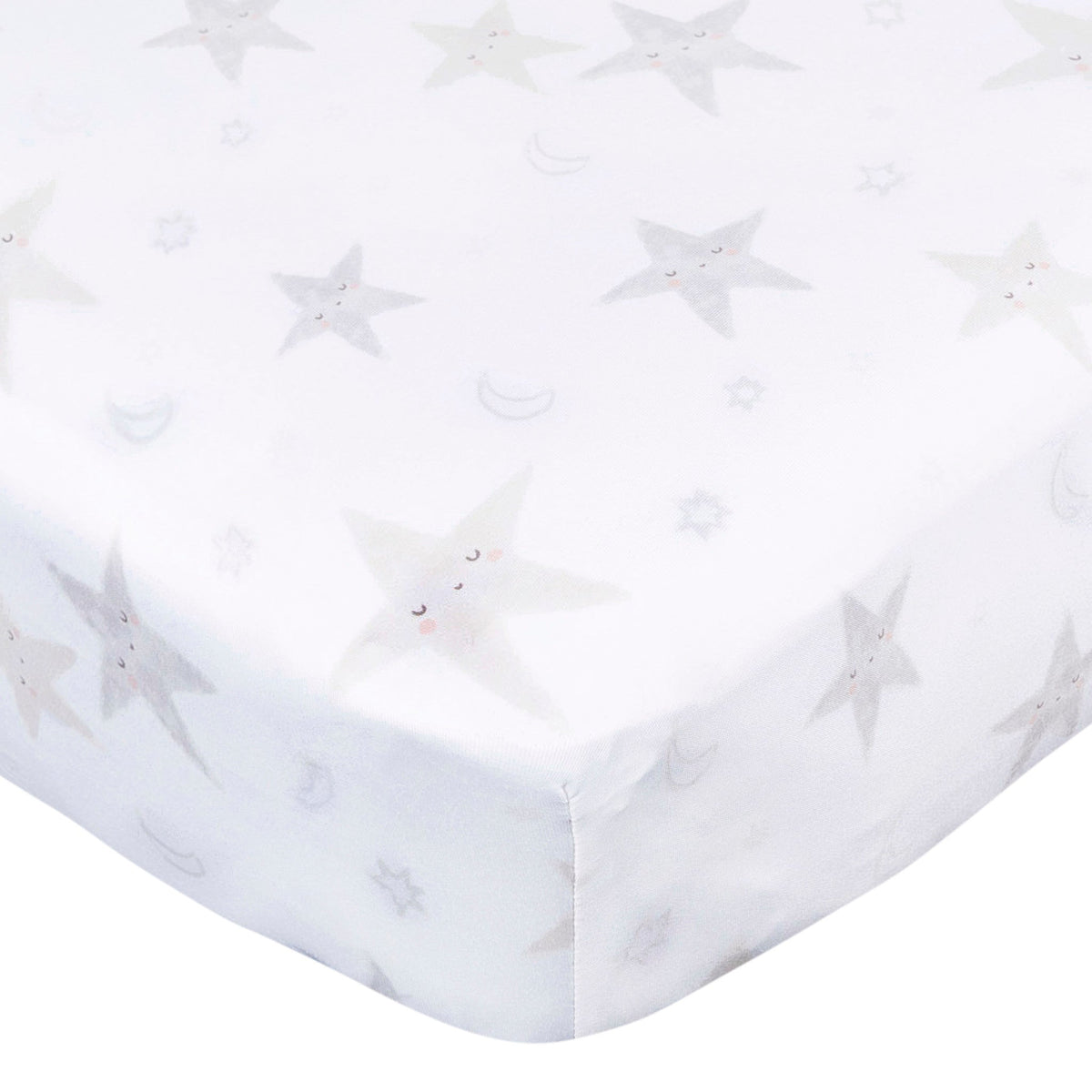 2-Pack Baby Neutral Celestial Crib Sheet, view 4