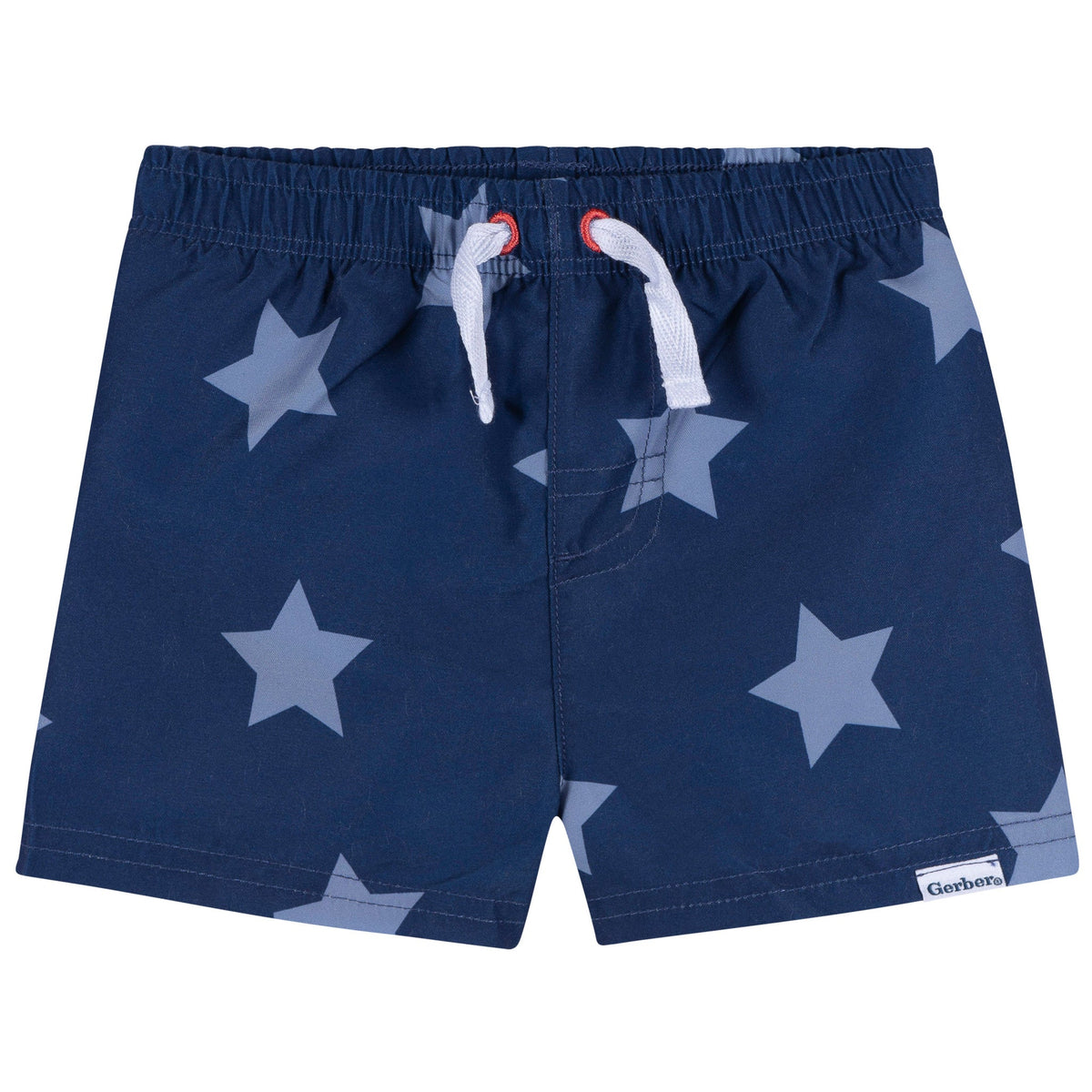 2-Piece Baby & Toddler Boys Patriotic Stars Rashguard & Trunks Set, view 4