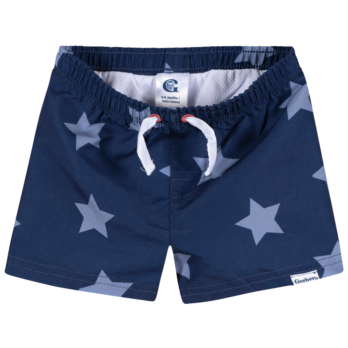 2-Piece Baby & Toddler Boys Patriotic Stars Rashguard & Trunks Set, view 5