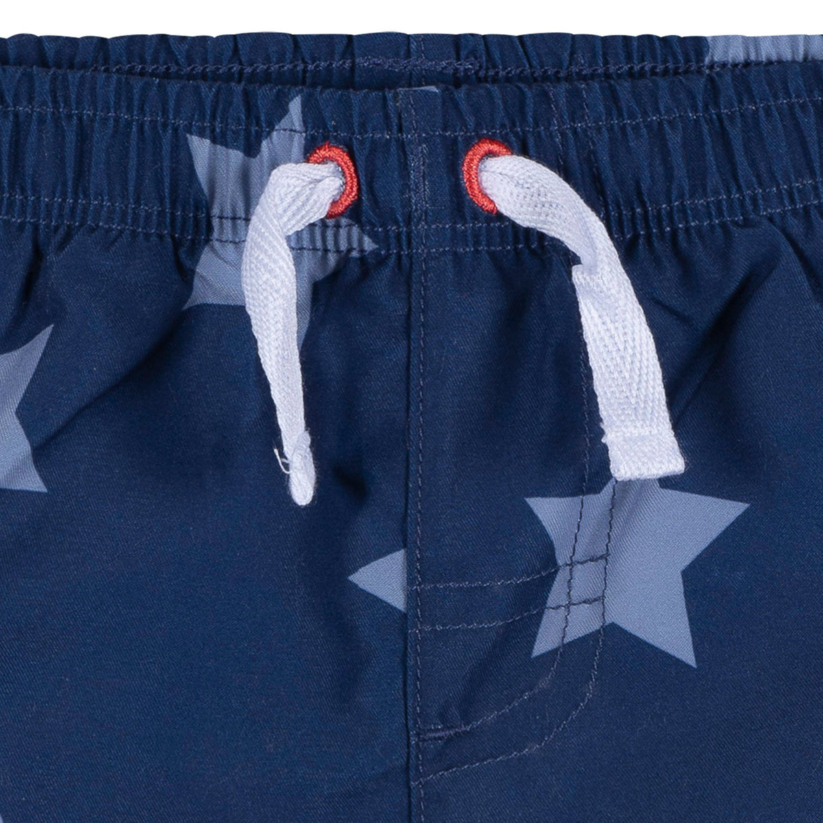 2-Piece Baby & Toddler Boys Patriotic Stars Rashguard & Trunks Set, view 6
