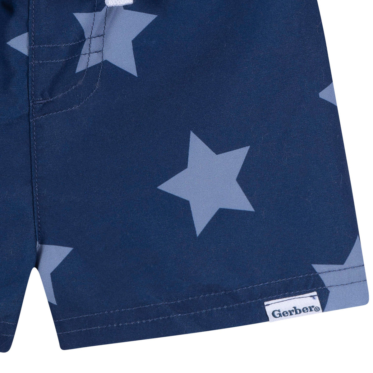 2-Piece Baby & Toddler Boys Patriotic Stars Rashguard & Trunks Set, view 7
