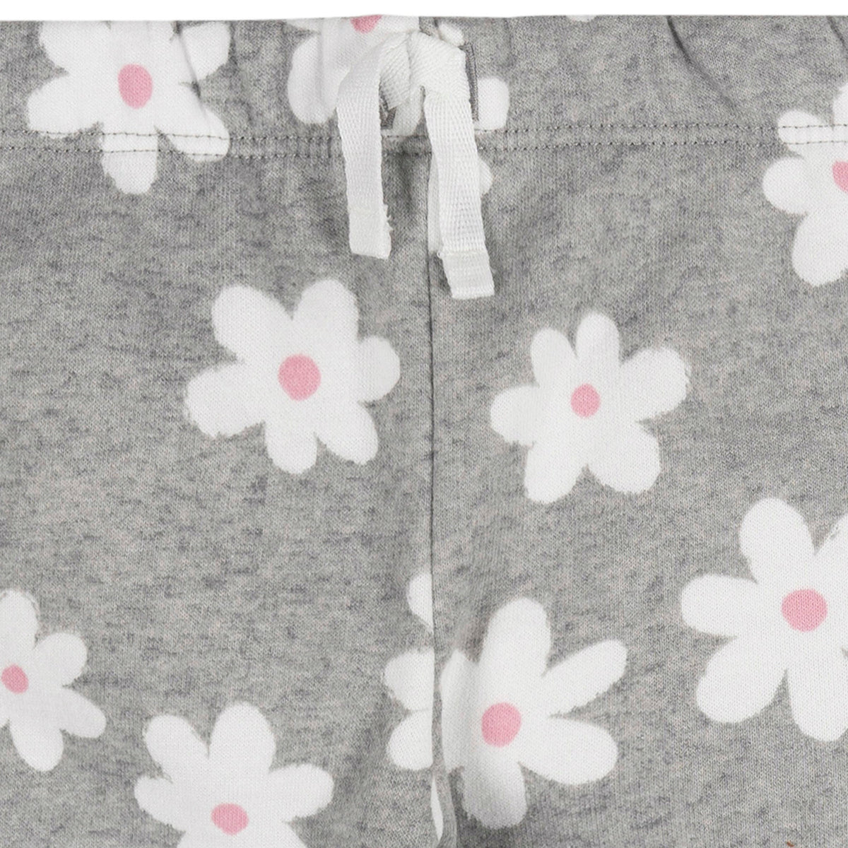 2-Piece Baby & Toddler Girls Big Daisies Fleece Outfit Set, view 6