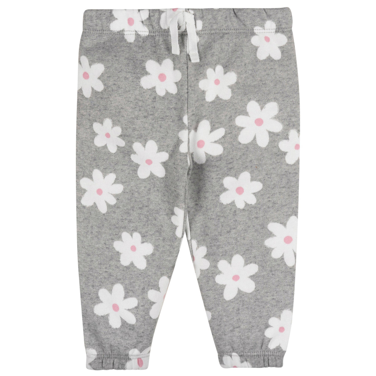 2-Piece Baby & Toddler Girls Big Daisies Fleece Outfit Set, view 5