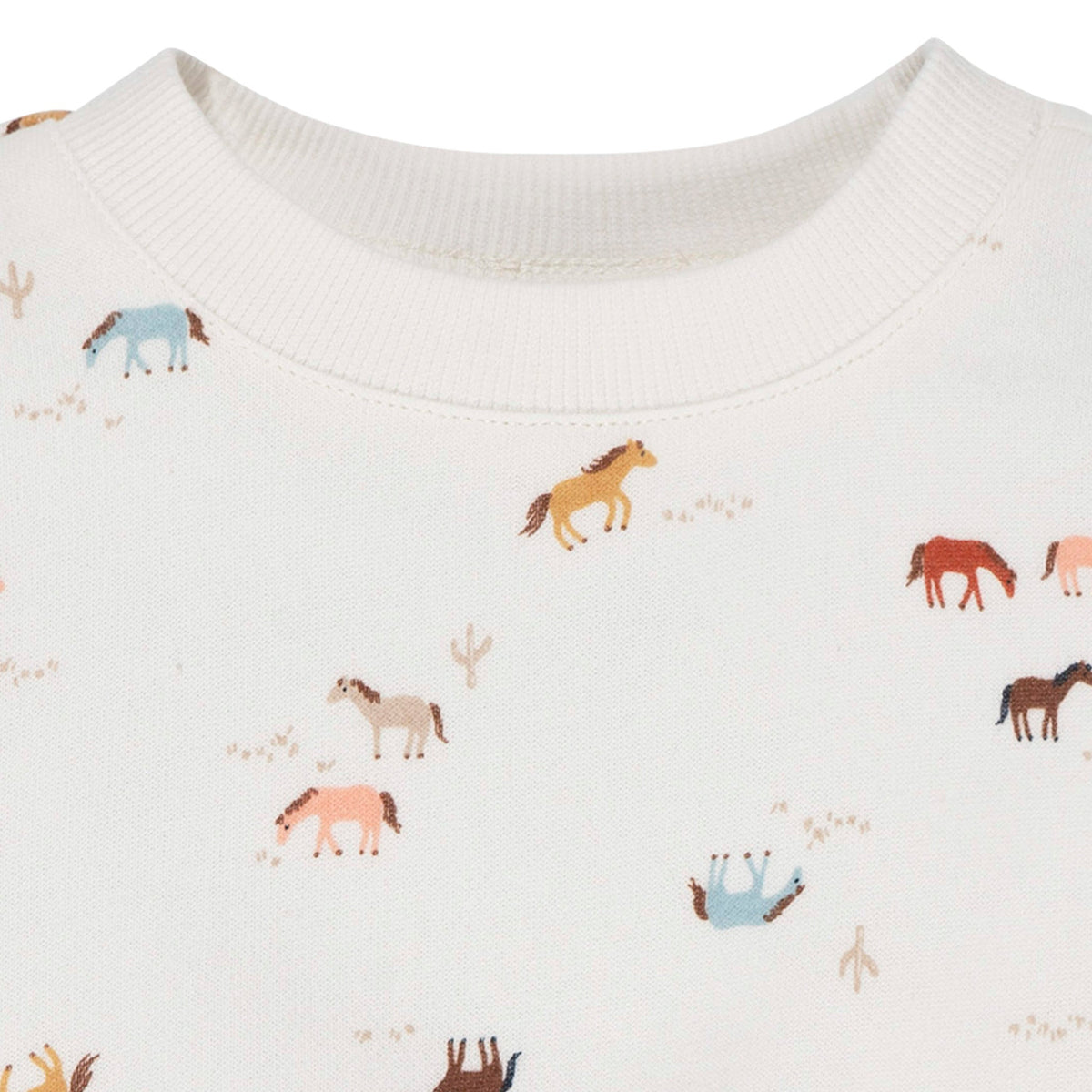 2-Piece Baby & Toddler Girls Western Horses Fleece Outfit Set, view 3