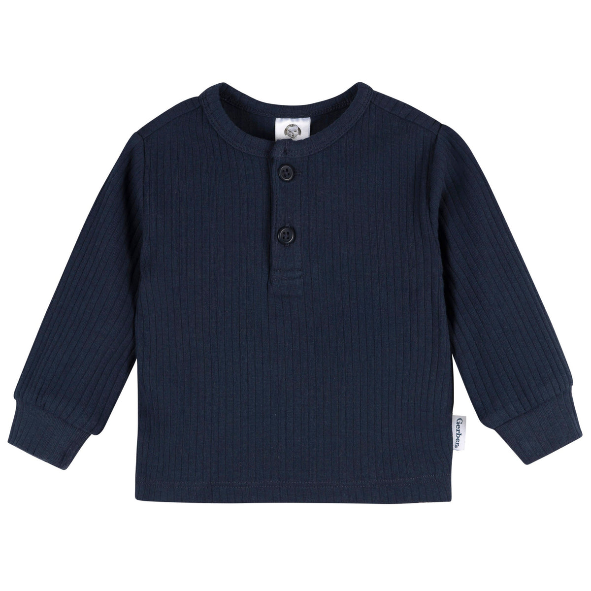 2-Piece Baby Boys Blue Nights Top and Active Pant Set, view 2