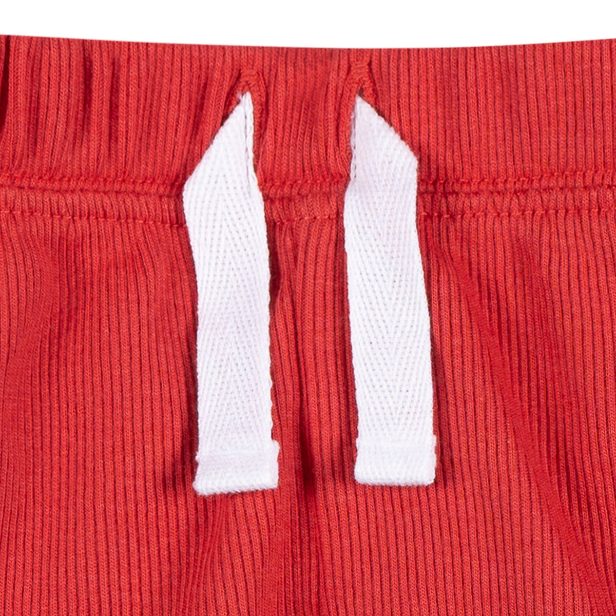 2-Piece Baby Boys Red Bodysuit & Shorts Set, view 6