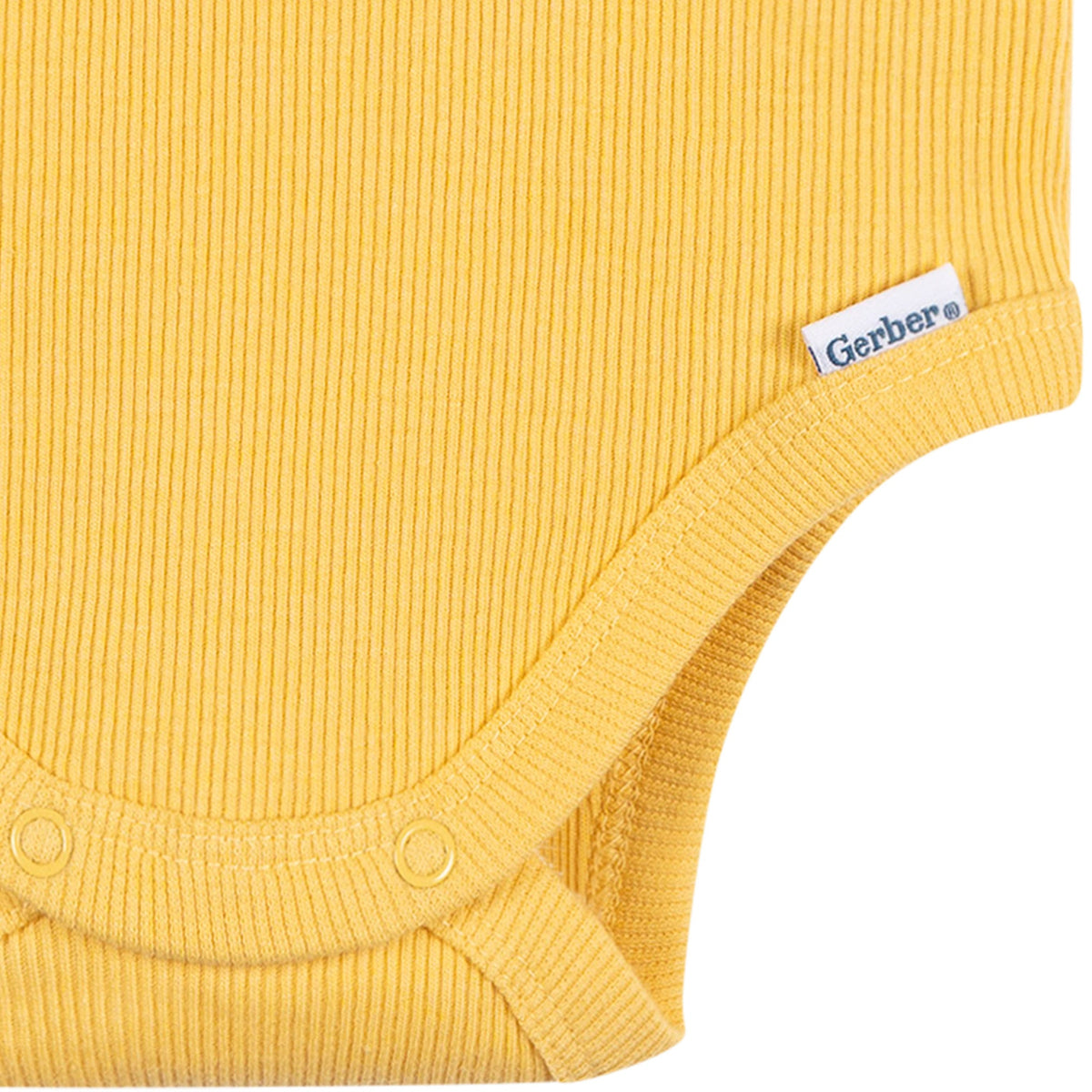2-Piece Baby Boys Yellow Bodysuit & Shorts Set, view 4