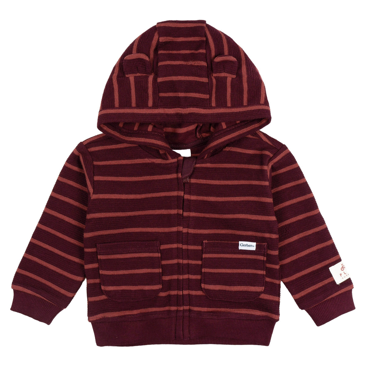 2-Piece Baby Girls Fig Hooded Jacket & Jogger Set-Gerber Childrenswear Wholesale