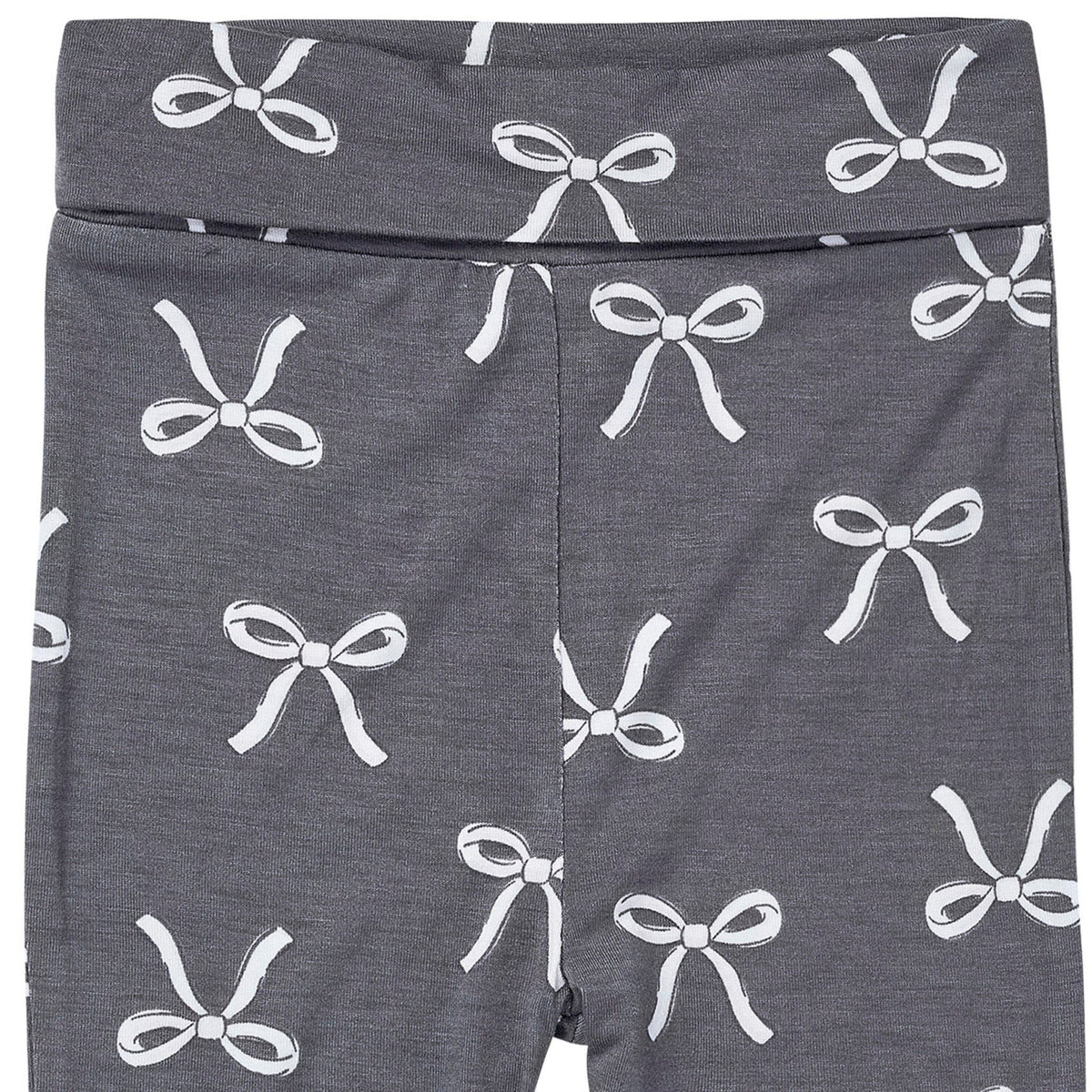 2-Piece Baby Girls Gray Bow Onesie® Pant Set-Gerber Childrenswear Wholesale