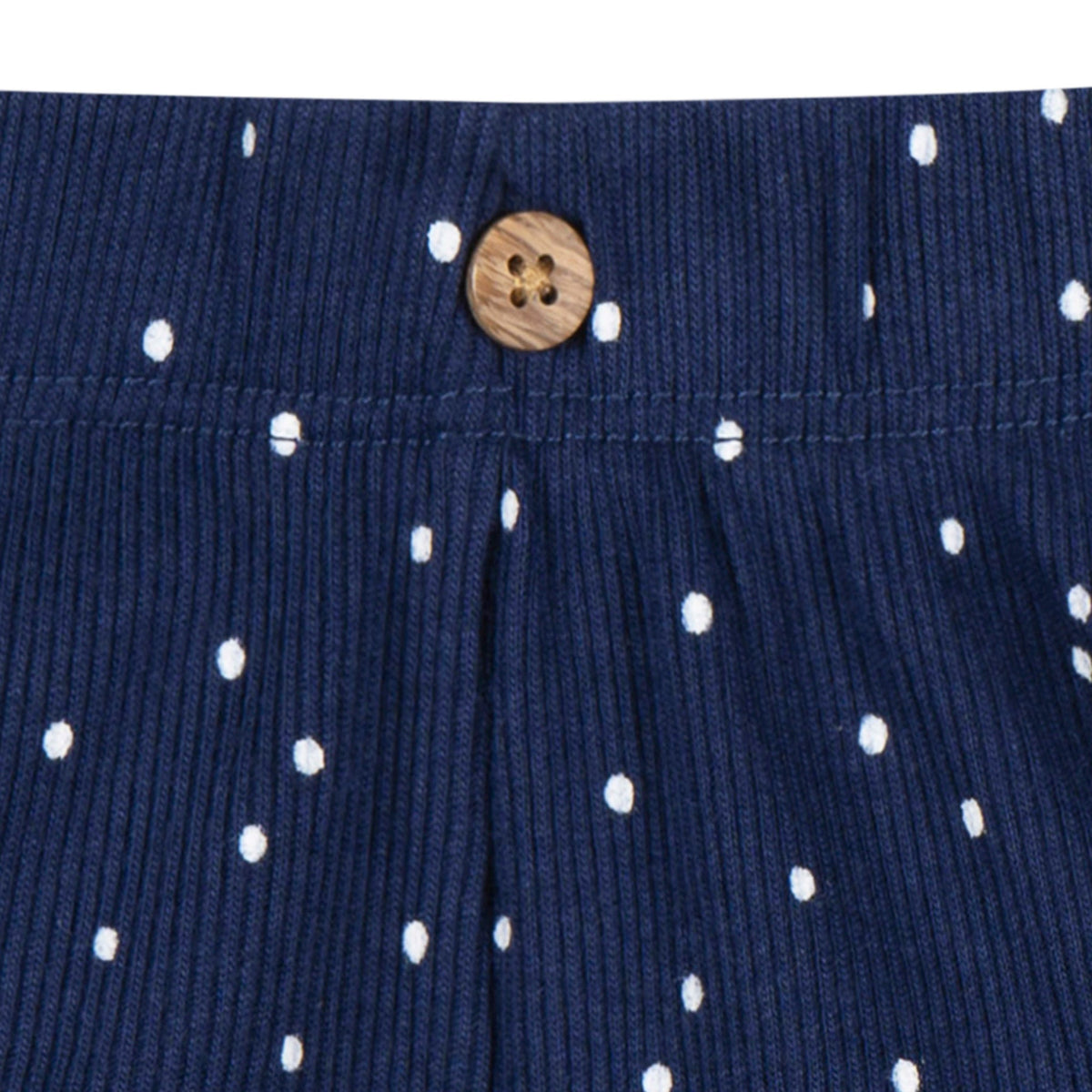 2-Piece Baby Girls Navy Bodysuit & Shorts Set, view 6