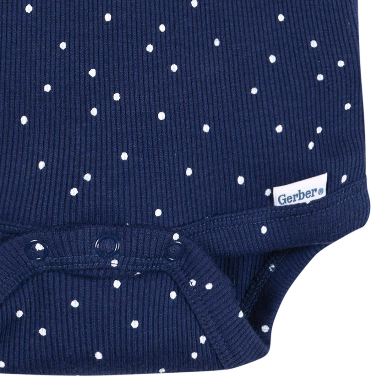 2-Piece Baby Girls Navy Bodysuit & Shorts Set, view 4