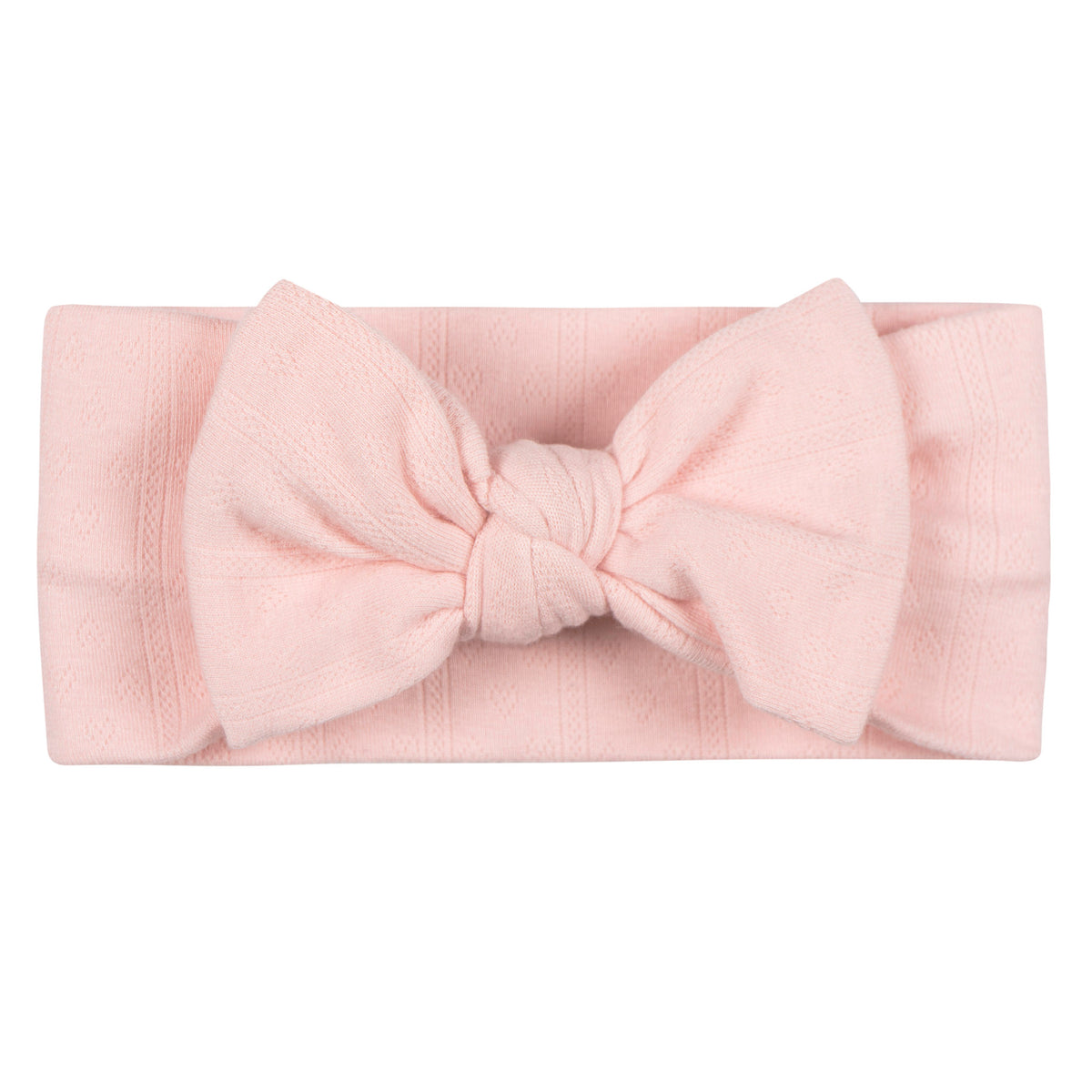 2-Piece Baby Girls Pink Dogwood Gown & Hat Set