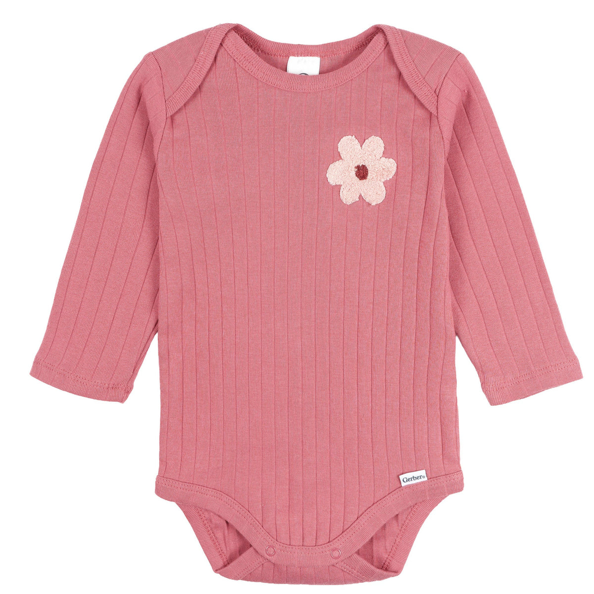 2-Piece Baby Girls Rose Bodysuit and Pant Set-Gerber Childrenswear Wholesale