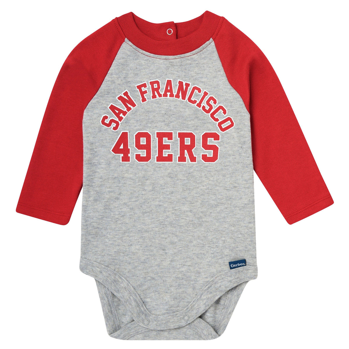 2-Piece Baby Neutral 49ers Onesies Bodysuit and Jogger Set, view 2