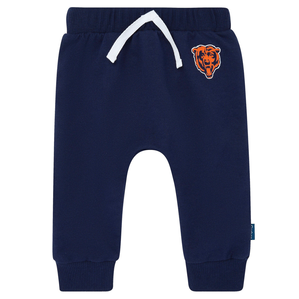 2-Piece Baby Neutral Chicago Bears Bodysuit and Jogger Set, view 3