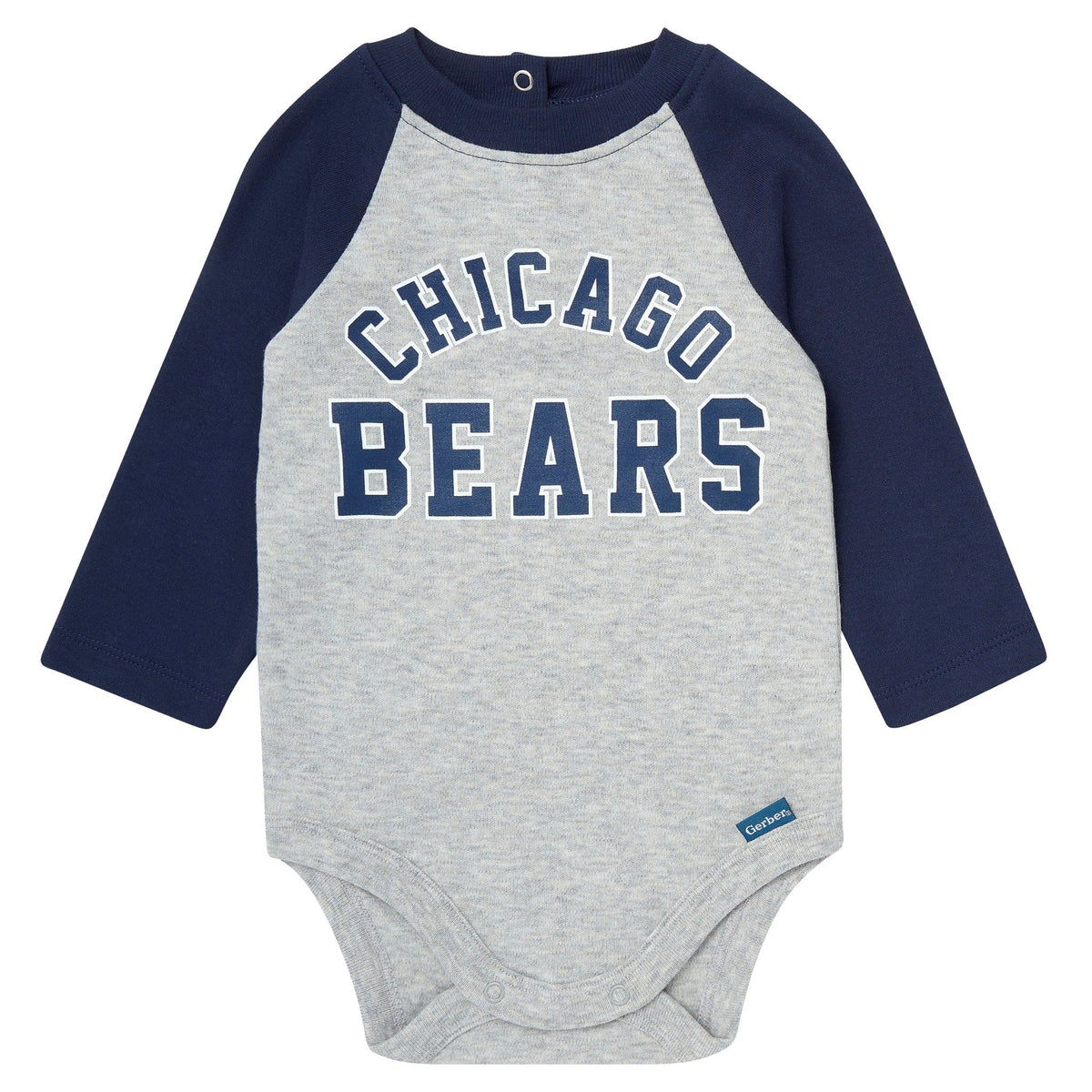 2-Piece Baby Neutral Chicago Bears Bodysuit and Jogger Set, view 2