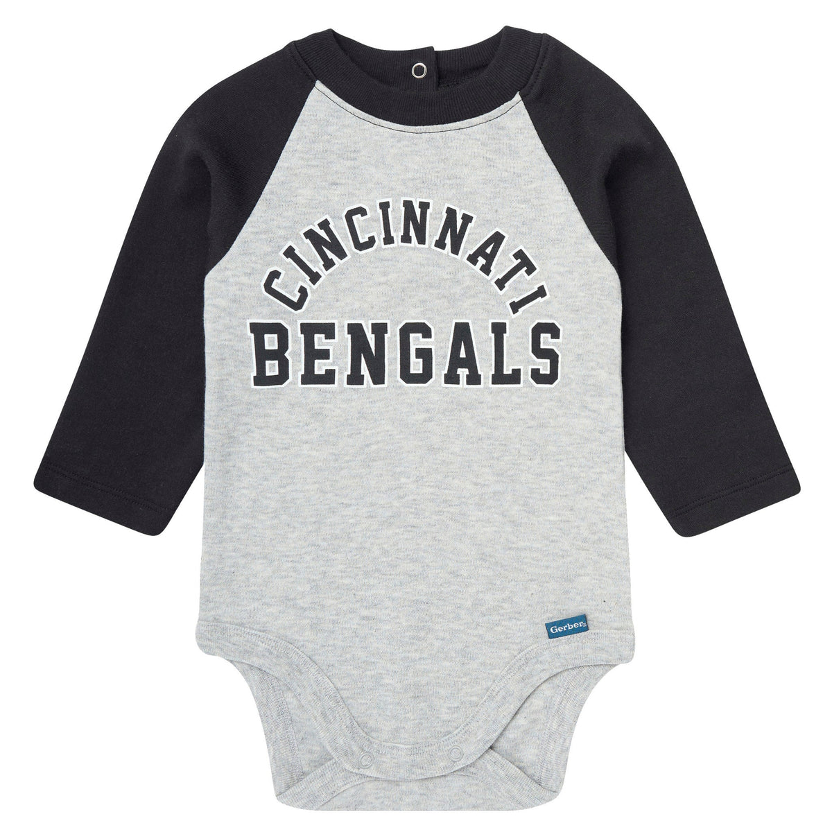 2-Piece Baby Neutral Cincinatti Bengals Bodysuit and Jogger Set, view 2