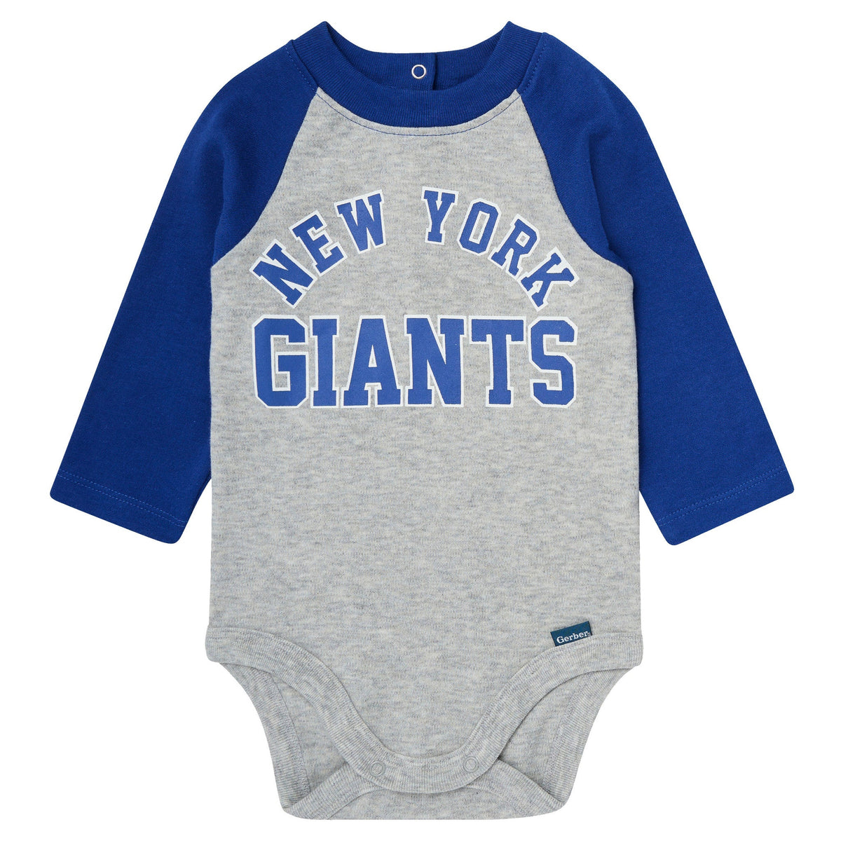 2-Piece Baby Neutral New York Giants Bodysuit and Jogger Set, view 2