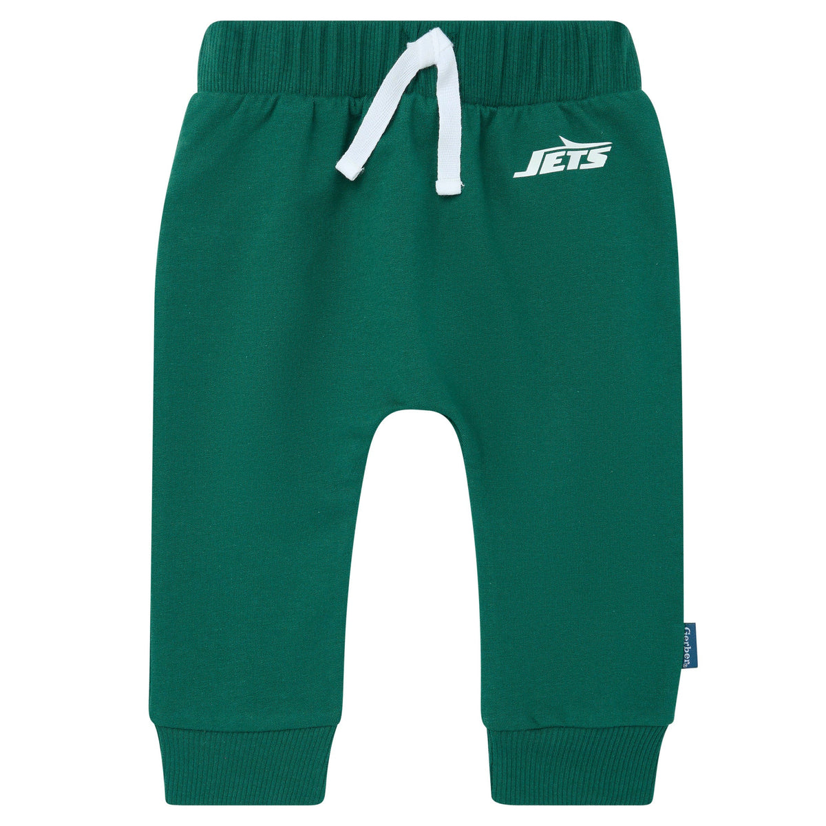 2-Piece Baby Neutral New York Jets Bodysuit and Jogger Set, view 3