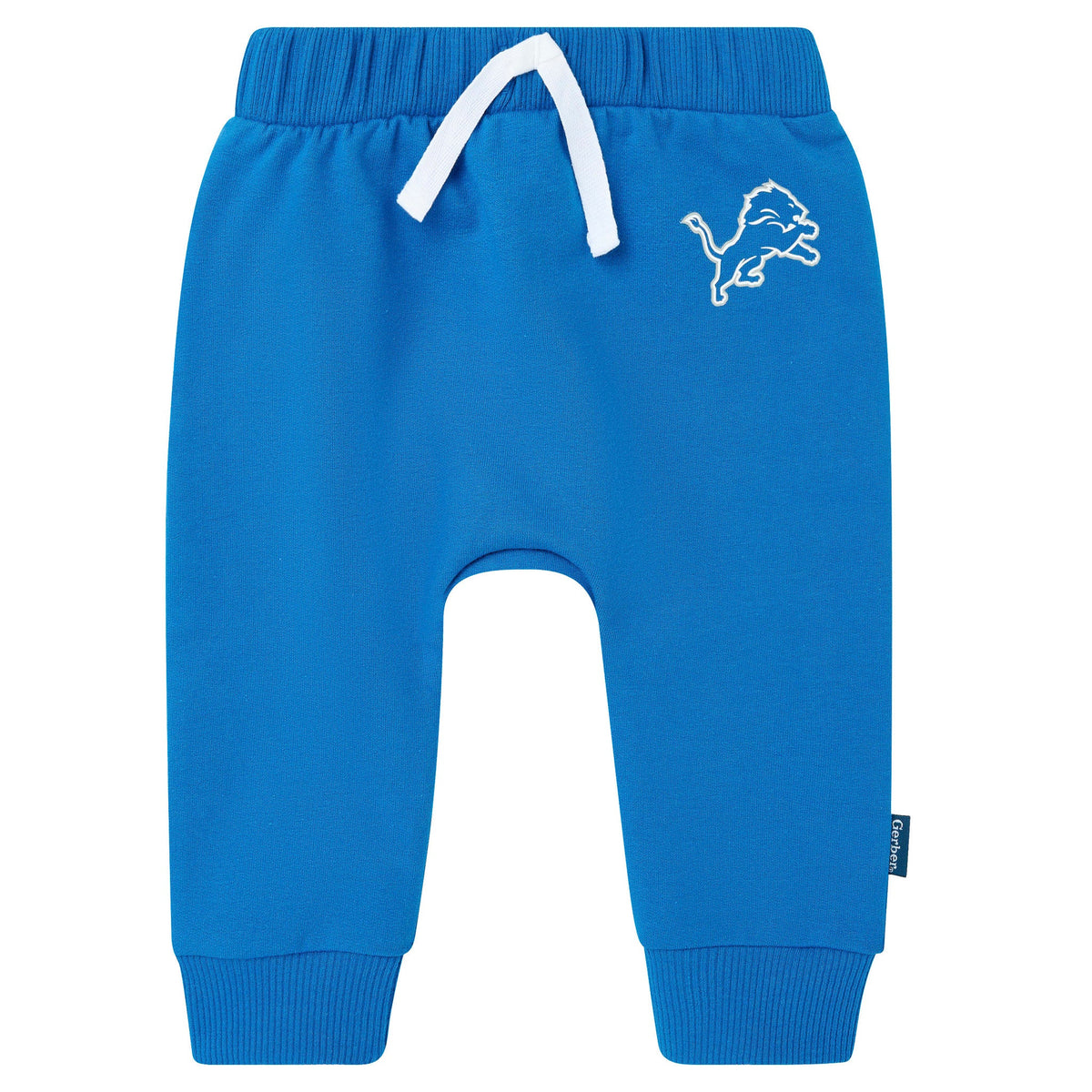 2-Piece Baby Neutral Detroit Lions Bodysuit and Jogger Set, view 3