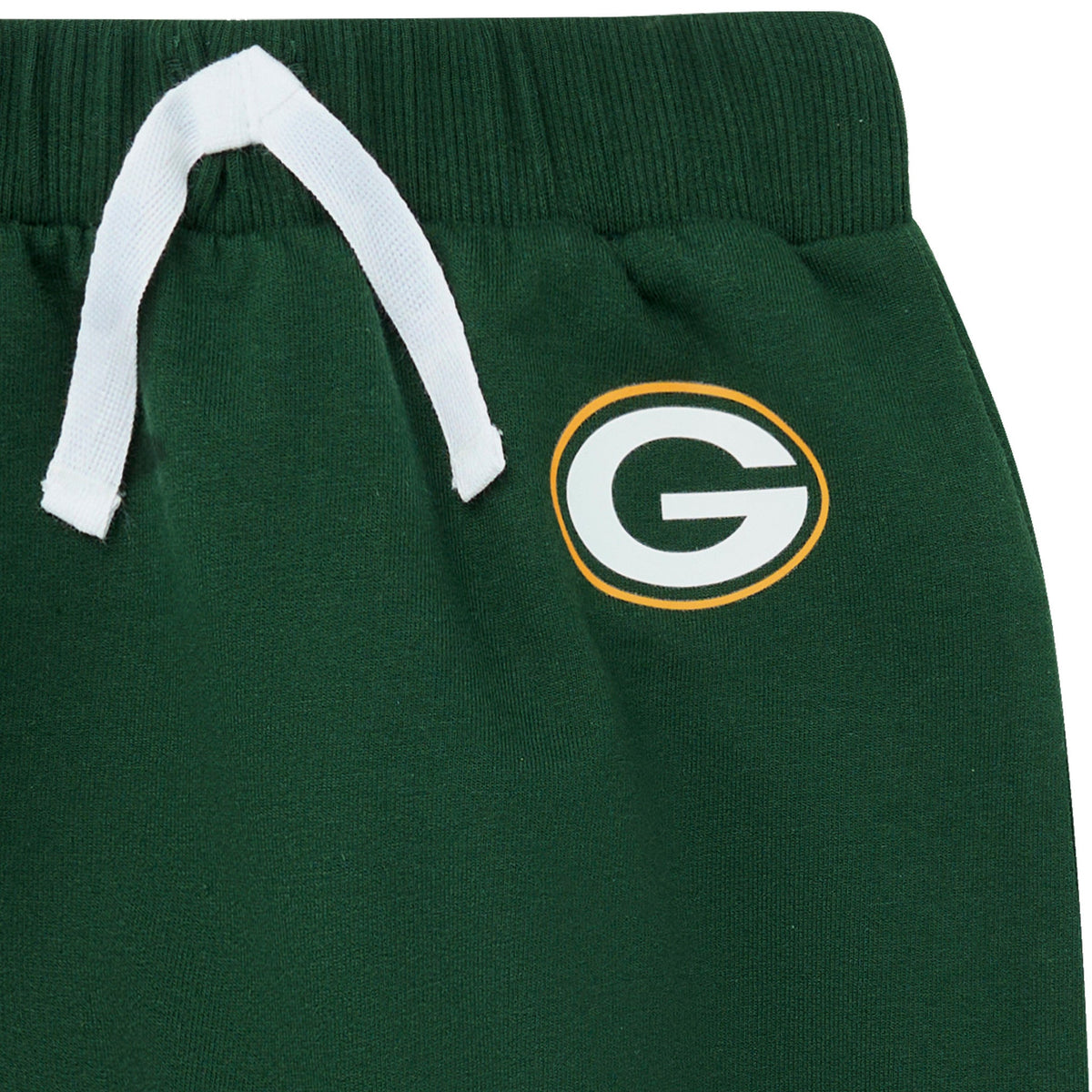2-Piece Baby Neutral Green Bay Packers Bodysuit and Jogger Set, view 4