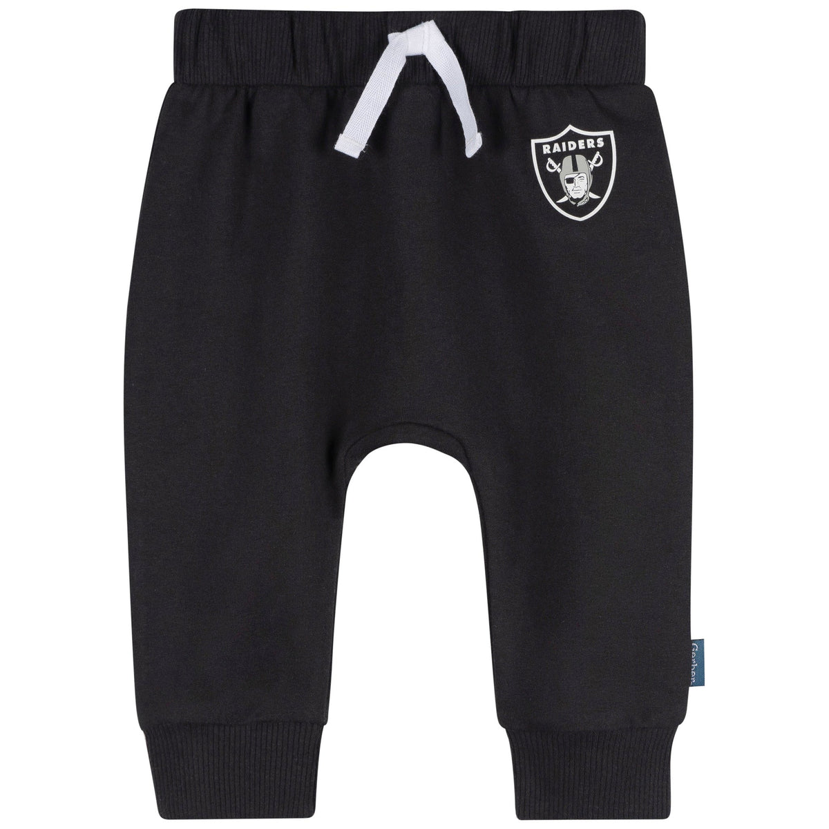 2-Piece Baby Neutral Las Vegas Raiders Bodysuit and Jogger Set, view 3