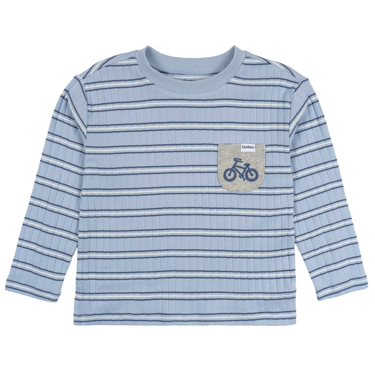 2-Piece Infant & Toddler Boys Grey Top & Jogger Set-Gerber Childrenswear Wholesale