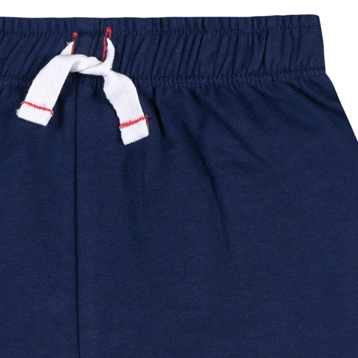 2-Piece Infant & Toddler Boys Red & Blue Polo Shirt and Shorts Set, view 5